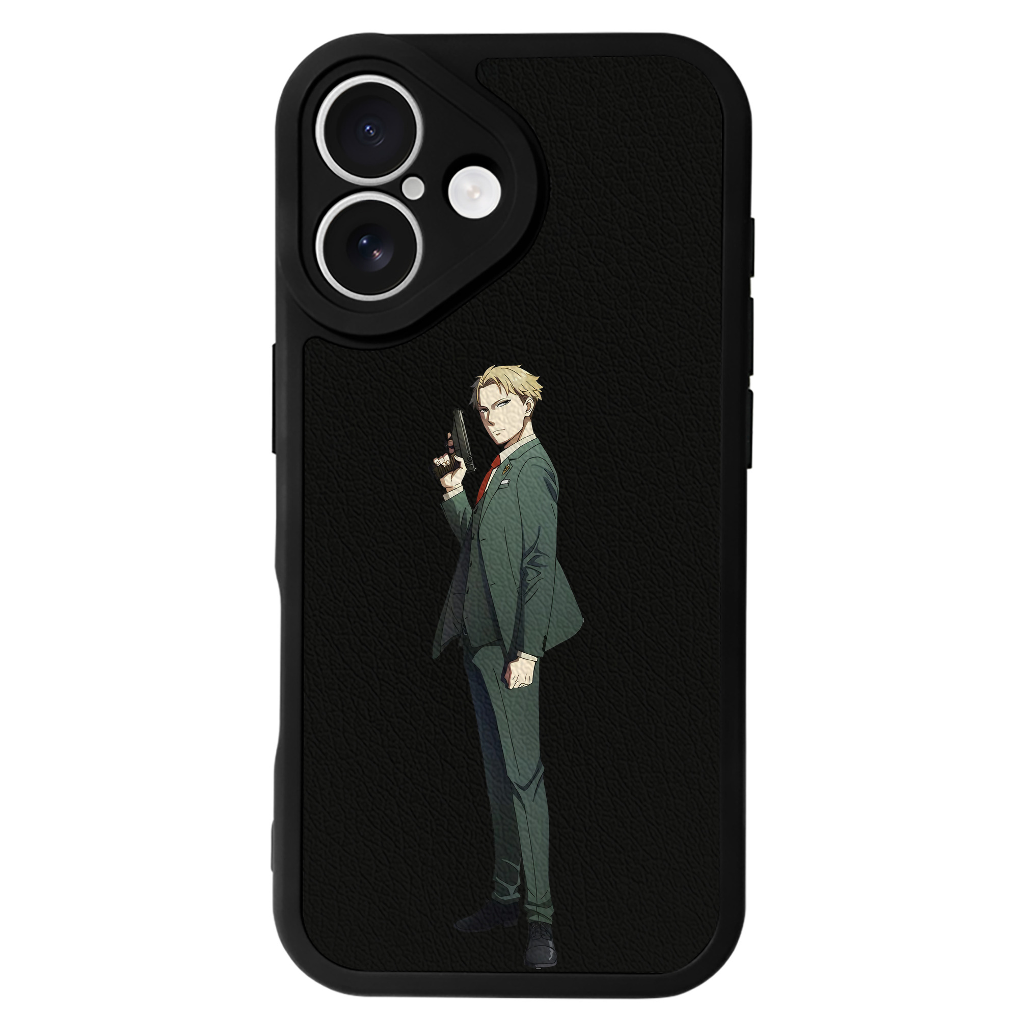 （画像用） SPY×FAMILY间谍家家酒 【iPhone 16シリーズ対応】シリコンスマホケース（レザー調） 材質：シリコン